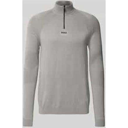 Regular Fit troyer met scheerwol-aandeel model 'TOUR SEAMLESS QZ'