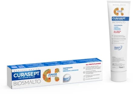 Curasept Tandpasta Biosmalto Cariës Erosie & Slijtage Junior 7-12 Jaar 75 ml