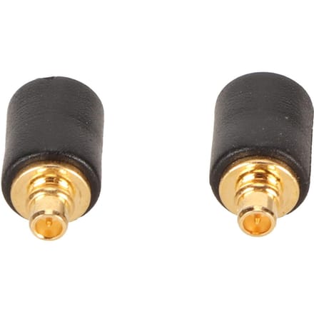 2pcs Adaptateur Câble MMCX de Remplacement Câble MMCX Connecté pour Sennheiser IE300 IE600 IE900 AKG noir