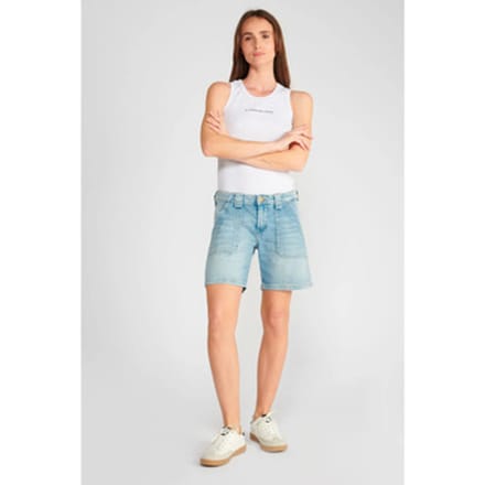 Korte Broek Le Temps des Cerises Short van jeans GOUDES