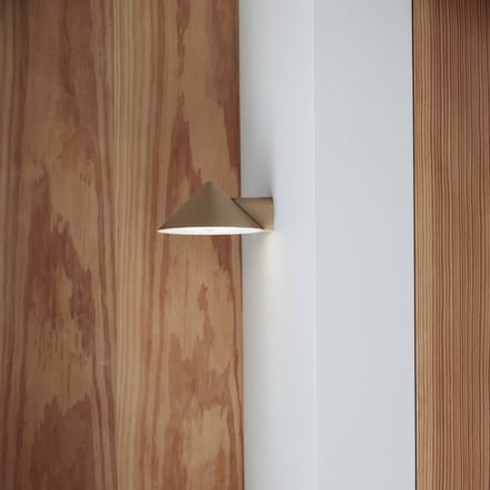 FRANDSEN LED wandlamp op accu Grasp, zandgrijs, breedte 15 cm