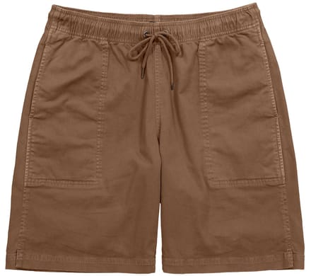 JP 1880 - Heren - bermuda elastische tailleband grote zakken tot 8XL - Donkerbruin - Maat 3XL