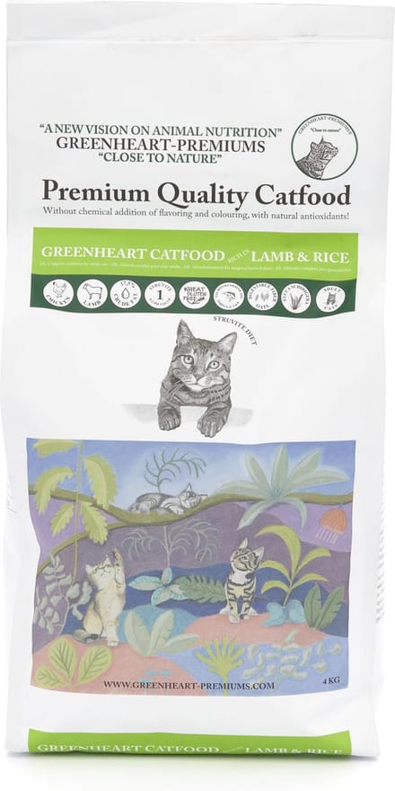 Greenheart-premiums kattenvoer Lamb & Rice 500gr