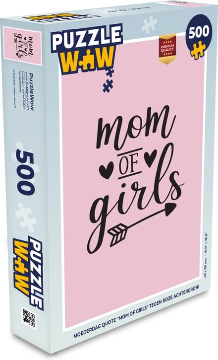 Puzzel Meisjes - Mama - Quotes - Legpuzzel - Puzzel 500 stukjes