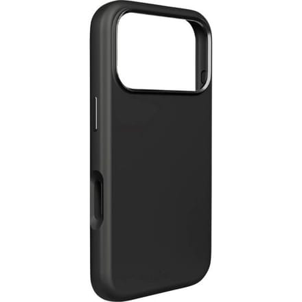 Puro Icon Mag Pro Liquid Silicone Case for iPhone 17 Pro MagSafe Compatible with Camera Protection and Aluminum Buttons - Black