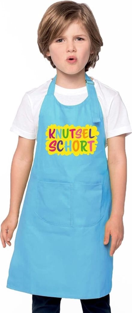 Knutselschort blauw jongens en meisjes - Knutselschort kind