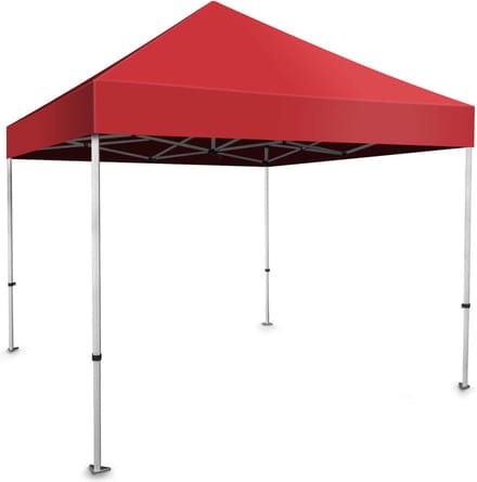TENTDAK - VOOR EASY UP EVEREST TENT FRAME - 3X3 - ROOD