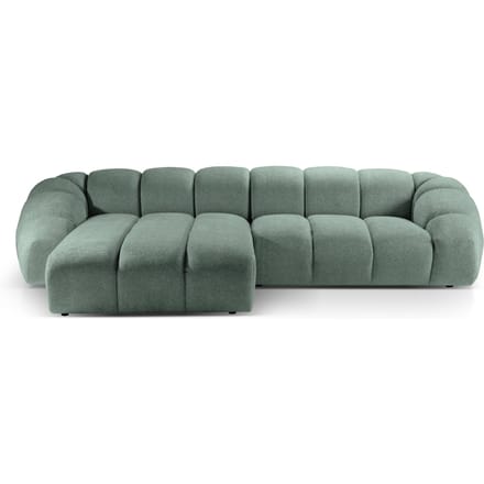 4-zits hoekbank Diana links velvet | Micadoni