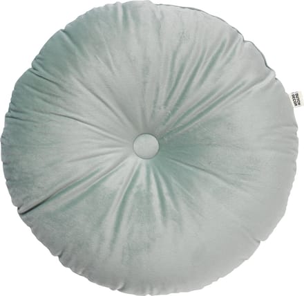 Dutch Decor - OLLY - sierkussen Ø38 cm - rond velvet - Jadeite - groen