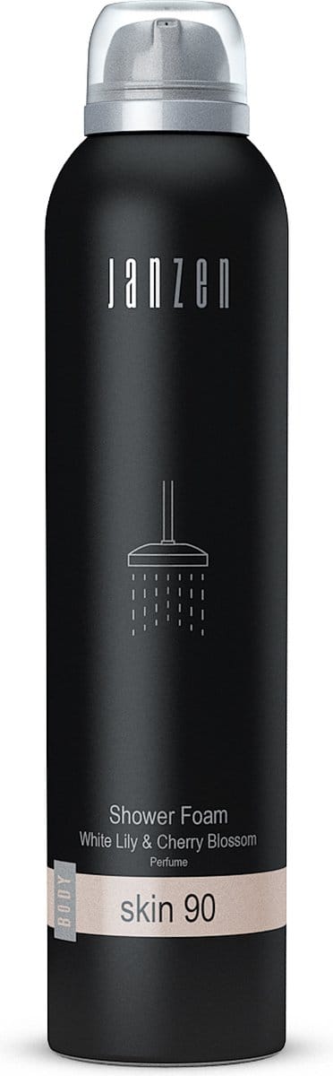 Janzen Skin 90 Shower Foam Mousse White Lily & Cherry Blossom
