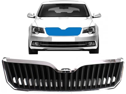 Grill voor Skoda Superb 2008-2015