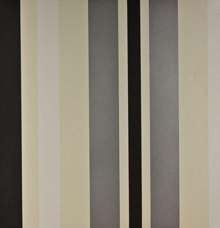 Dutch Wallcoverings Papierbehang - Streep - Crème/zwart