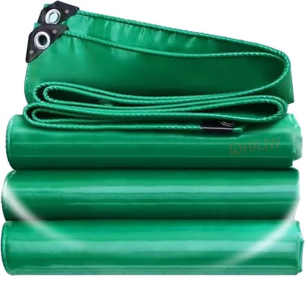 Dekzeil - Afdekzeil Tarp - Bescherming Buiten - Versterkte Ogen - 0.5 x 1.5 m - Groen