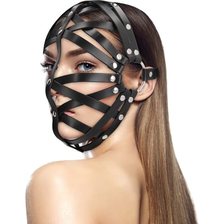 Ouch! Zwart Cage Masker