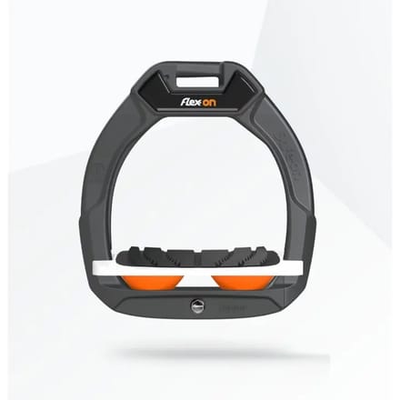 Veiligheidsequestrestrapschoenen Ingelijnd Grip Antraciet/Wit/Oranje kind Flex-On Safe-On