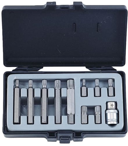 Veeltand Bit set - 11 Delig - M5 tot M12 - Bitset