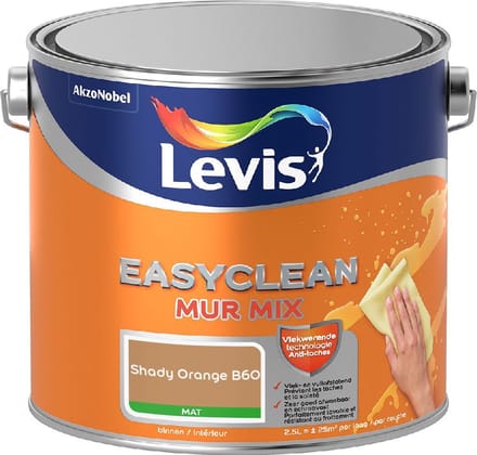 Levis - Easyclean Mur Mat Mix - Shady Orange B60 - Mengverf - 2,5 L