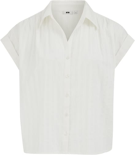 WE Fashion Dames blouse met structuur - Curve