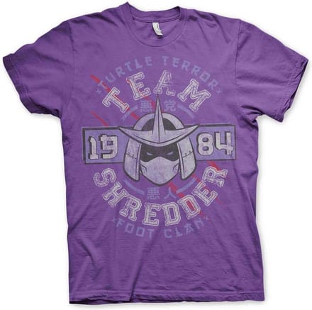 Teenage Mutant Ninja Turtles Heren Tshirt -S- Team Shredder Paars