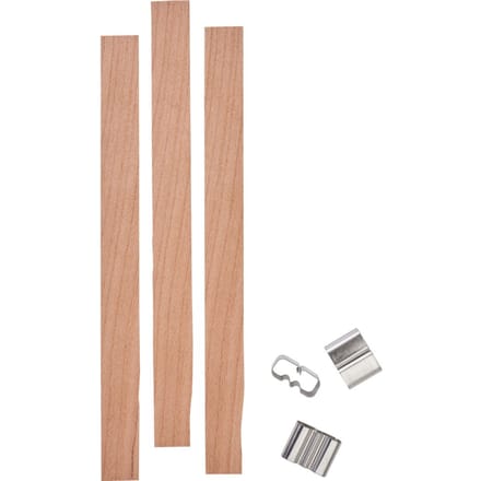 Houten lonten met houder - 14 mm, 3 stuks
