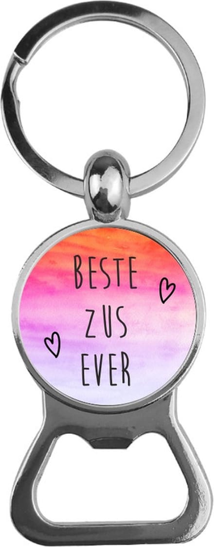 Bieropener Glas - Beste Zus Ever