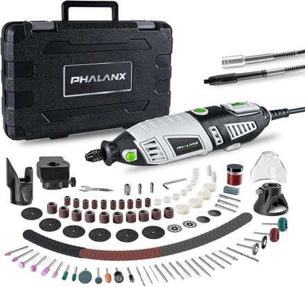 Krachtige Roterende Gereedschapsset met Flexibele As en 213 Accessoires - 180W Multitool