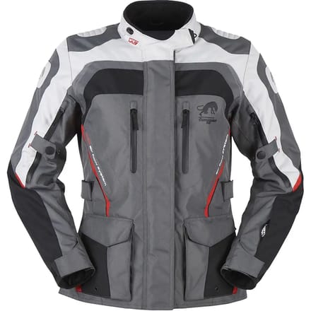 Furygan Apalaches Jas Dames Zwart Grijs Rood - Maat S - Jas