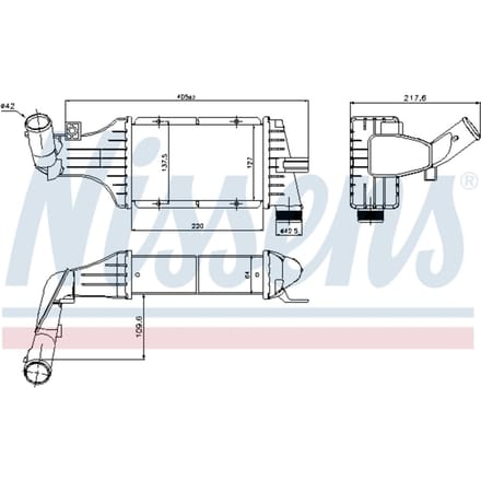 Intercooler NISSENS 96789