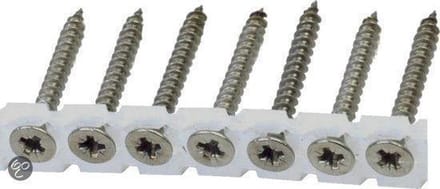 QZ Spaanplaatschroef Op Strip - 4,0 x 30 mm