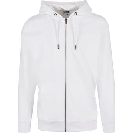 Urban Classics - Basic Terry Vest met capuchon - L - Wit