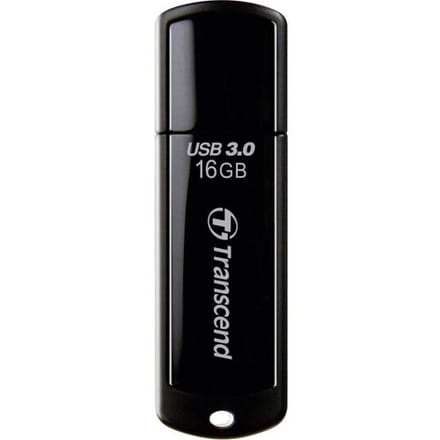 Transcend JetFlash® 700 USB-stick 16 GB Zwart TS16GJF700 USB-A 3.2 Gen 1