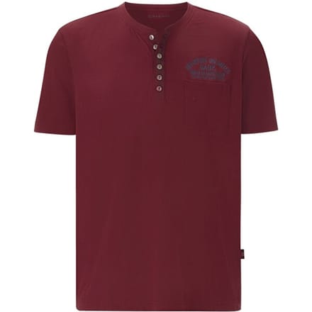 Babista herren T-Shirt - 52/54 - donkerrood - Plus Size