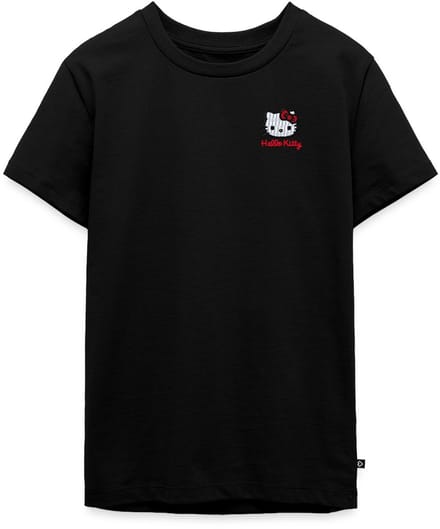 Hello Kitty Geborduurd Portret Premium T-Shirt Tiener