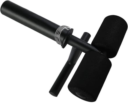 Tibialis Trainer Bar - Scheenbeen Trainer Enkelgewicht - Onderlichaam Trainen - Antislip Borgring - 5.5 cm Diameter - Zwart