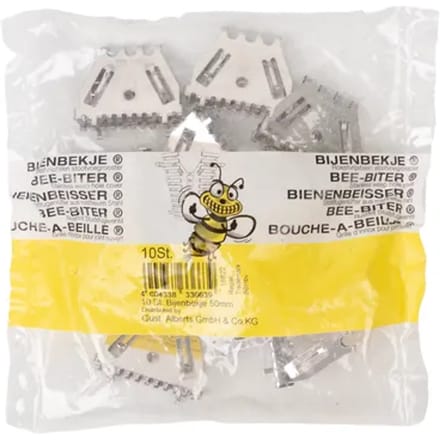 Bijenbekje - Stootvoegroosters Rvs 10 Stuks