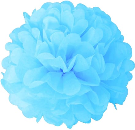 Haza Original Pompoms Feestdecoratie 2 Stuks Lichtblauw