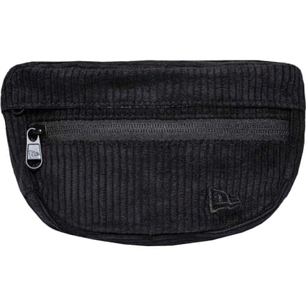 New Era Kleine corduroy heuptas (Zwart)