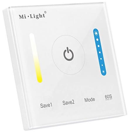 P2 Smart Panel-Controller voor LED-strips - Touch-schakelaar - Dimmerbesturing met Helderheid en Kleurtemperatuur