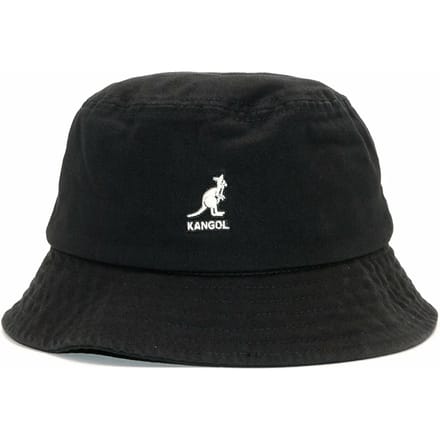 Kangol K4224ht Zwarte Gewassen Bucket Hat K4224HT BLACK (S) black