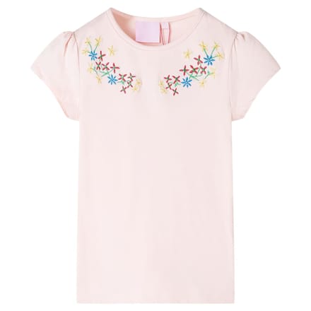 vidaXL Kindershirt 116 zachtroze