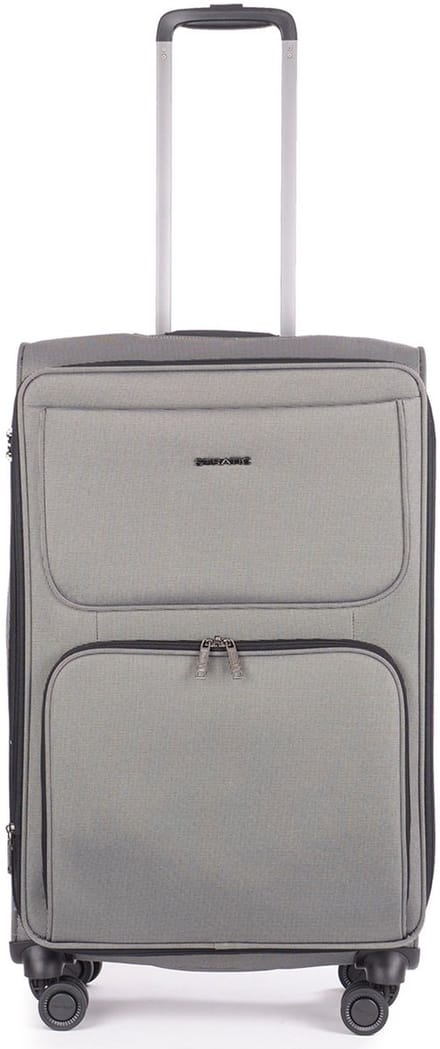 STRATIC Bendigo Light - zachte koffer - medium - 72x42x25 cm - 2,9 kg - 88 L - Silver
