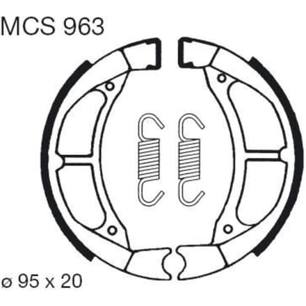 Remschoenset TRW MCS963