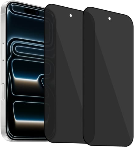 ChiGuard Privacy Screenprotector 2x geschikt voor iPhone 17 Pro Screenprotector - Beschermglas - Privé GuardCover