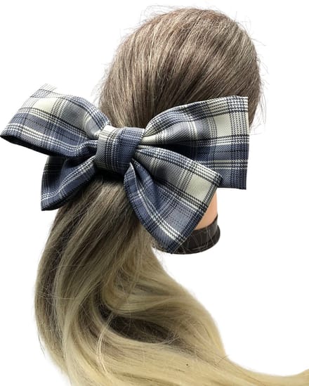 Haarstrik, Haarband, Hair Bow, Haarstrikje, Elegant, Esthetisch, Charmant, Feestelijk, Grijs/Beige