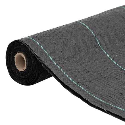 vidaXL - Worteldoek - 1,5x25 - m - polypropeen - zwart