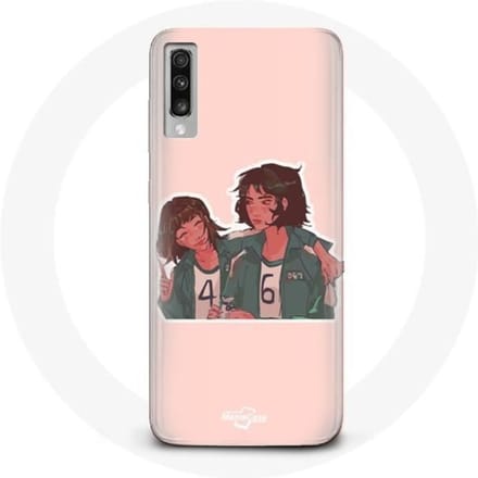 Coque - Samsung - Galaxy A50 - Souple - Protection - Squid Game Ji Yeong Kang Sae Byeok