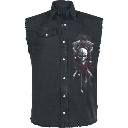 Spiral Bodywarmer - DOTD Bikers - M tot 4XL - voor Mannen - zwart