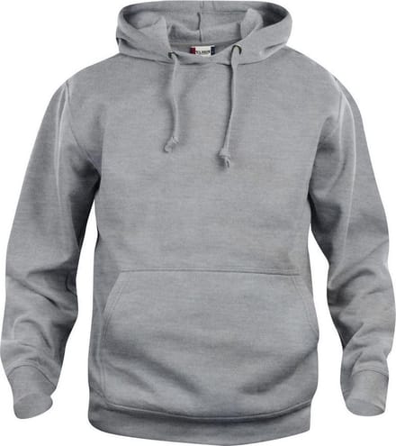Clique Basic hoody Grijs Melange maat XXL