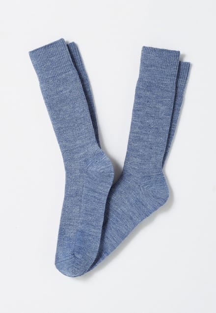 Damart - Set van 2 paar sokken van mix van wol en Thermolactyl - Dames - Blauw - 45/47