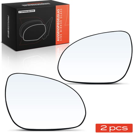 Frankberg 2x Buitenspiegelglas Voor Links Rechts voor Hyundai